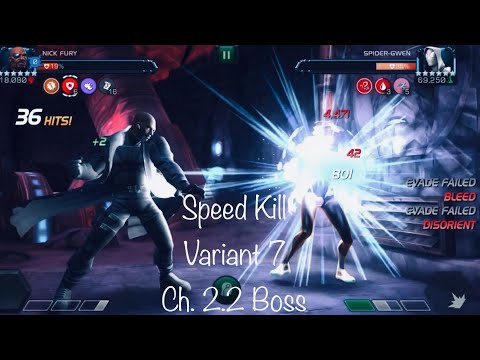 339K Health in 45 Seconds | Variant 7 | Chapter 2.2 Spidergwen Boss | Marvel Contest of Champions