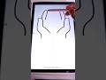 Hand Mirror Drawing Make Duah Supplication