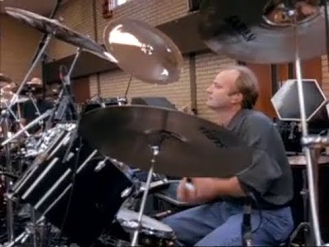 Genesis 1992 04 06 Rehearsal Chiddingfold UK Phil Collins Drums Excerpts Musical Box Firth of Fifth