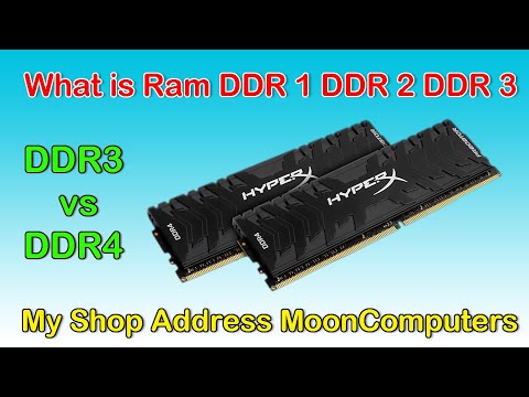 What is ram DDR1 DDR2 DDR3 DDR4 difference