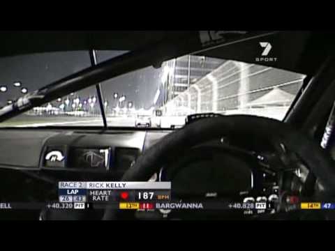 V8 Supercars 2010 - Yas Marina Onboard with Rick Kelly Helmet Cam