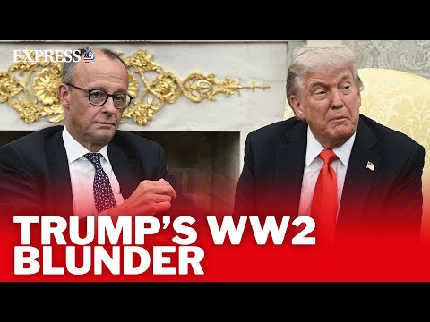 Trump jokes about WW2 IN FRONT of German Chancellor - 'not a good day for you'