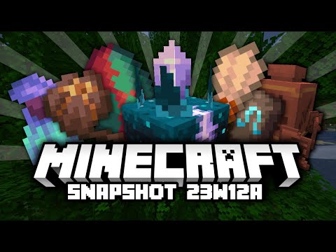 UOVO DI SNIFFER, RISONANZA TRA SCULK E PIÙ ARCHEOLOGIA! | Minecraft ITA Snapshot 23w12a