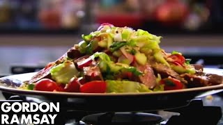 How to Cook Steak and Spicy Beef Salad Recipe - Gordon Ramsay