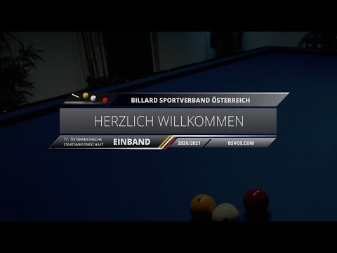 ÖSTM Einband Matchbillard 2020/21 - Finaltag - Tisch 2