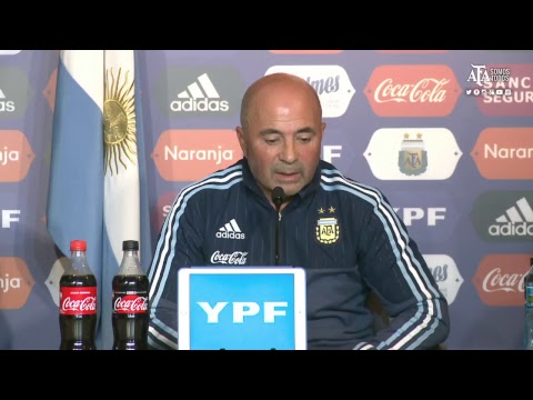 Presentación de Jorge Sampaoli