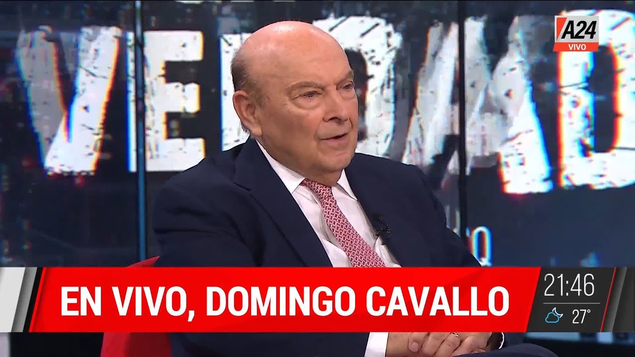 Domingo Cavallo: "La situación actual es tan grave como al final de los ‘80″