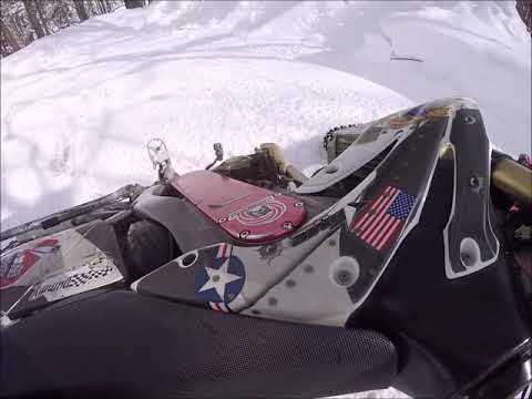 2021-02-11 Hakkenzan Practice / Snow Track Riding / Christini Honda CRF250X