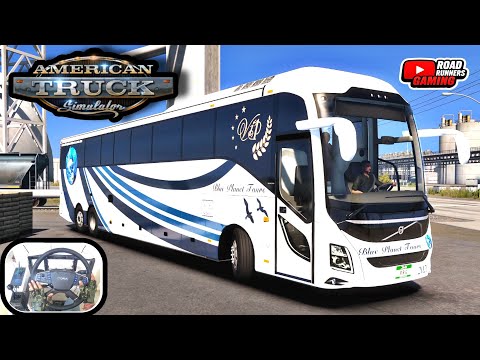 ATS Bus | 15M Volvo 9800 Bus Realistic Drive | 551 Miles Columbus to Fayetteville | Moza TSW