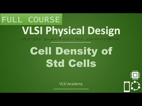 PD Lec 36 - Cell Density of std cells | VLSI | Physical Design