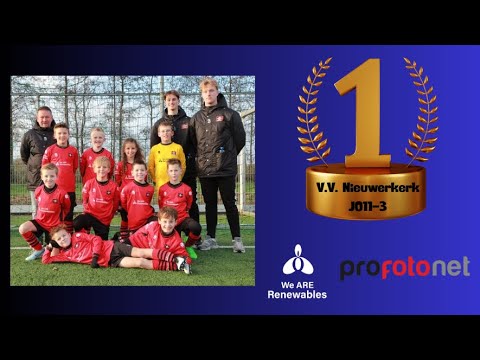 VV Nieuwerkerk JO11-3 Kampioenen