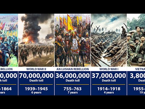 The Deadliest Wars in History | Ranked by Death Toll