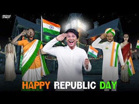 GRANNY KA REPUBLIC DAY SHORT FILM : ग्रैनी | 26 JANUARY | HORROR GAME GRANNY SLENDRINA | MOHAK MEET
