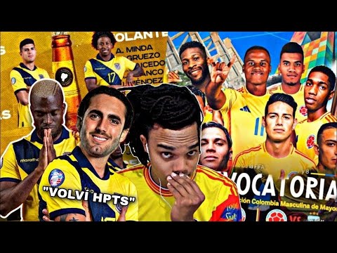 THE SQUADS FOR ECUADOR 🇪🇨 AND COLOMBIA 🇨🇴