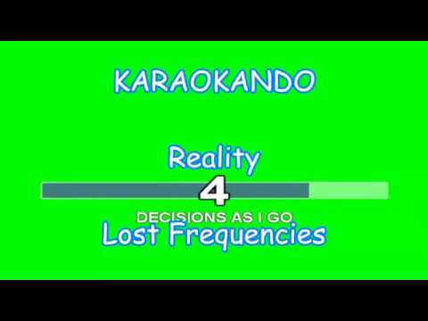 Karaoke Internazionale - Reality - Lost Frequencies ( Lyrics )