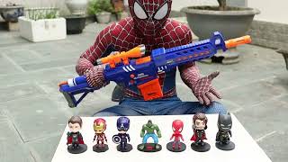 Spider man nerf war | nerf gun