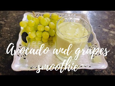 Avocado 🥑 and grapes 🍇 smoothie ( 4 Magic’s)