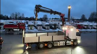 Бортовой грузовик Volvo FM450 6X2*4 EURO5 + HMF 1820 | Изображение 5 - Autoline