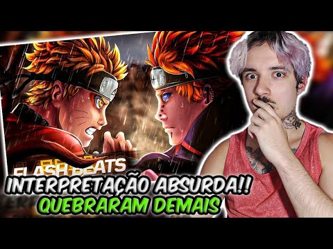 (MELHOR LUTA!) REAGINDO ao ESPECIAL 400K Pt.2 Naruto vs Pain (Naruto) - Alcançar a Paz | Flash Beats