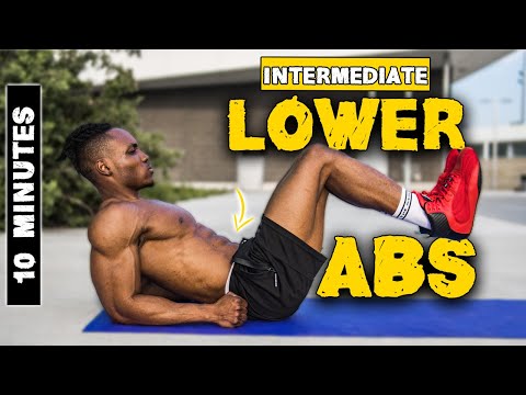 10 MINUTE LOWER ABS WORKOUT (NO EQUIPMENT) | INTERMEDIATE | LEVEL 2 ABS