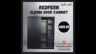 FOR SALE!! REDFERN SLIDING CABINET - ORDER NOW!!! $699.99 ONLY