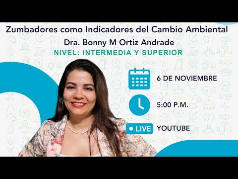 Charla científicos al servicio en línea: Zumbadores como indicadores del cambio ambiental
