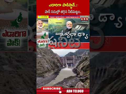 ఎడారిగా పాకిస్థాన్  ! పాక్ నదుల్లో తగ్గిన నీటిమట్టం #pakistan #waterlevels | ABN Telugu Teluguvoice
