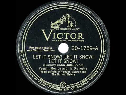 1946 Vaughn Monroe - Let It Snow! Let It Snow! Let It Snow!