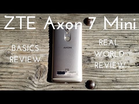 ZTE Axon 7 Mini Basics Video (Real World Review)