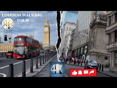 London Tour: PARLIAMENT SQUARE TO MONUMENT via SOUTHWARK BRIDGE #walkwithro