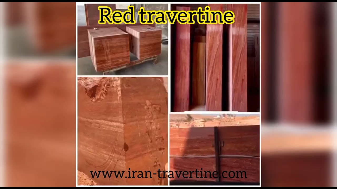 Iran Travertine, Red Travertine