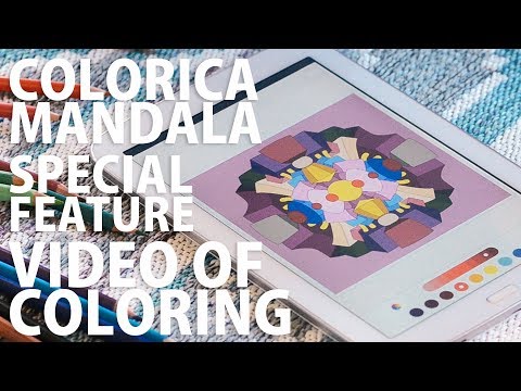 Colorica: Mandala Coloring Book Video