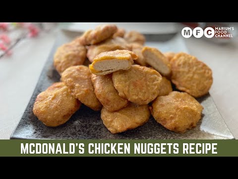 McDonald’s CHICKEN NUGGETS Recipe 🌟 Kids School Lunch Box Idea !! 😊Recipe by @mariumsfoodchannel