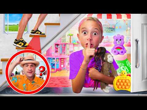 HO COSTRUITO UNA STANZA SEGRETA DEI GIOCHI NELLA NOSTRA VILLA DI NASCOSTO!