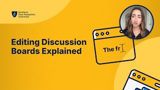 How Do I Edit My Discussion Board Post #OnlineLearning #AssignmentHelp #CollegeTips