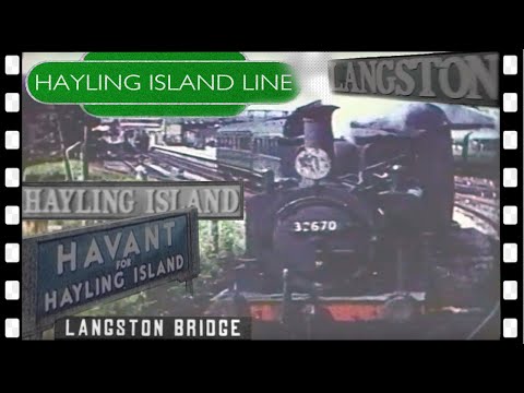 HAYLING ISLAND BRANCH steam train ride 1960