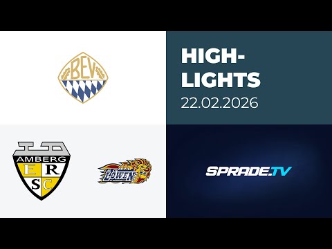 22.02.2026 - Highlights - ERSC Amberg vs. EHC Waldkraiburg
