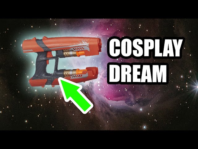 Vídeo relacionado con SINSEN Star Lord Blaster Prop 1:1 Réplica de pistola de cosplay Infinity War arma de Halloween Party Model Gun Collection Resina