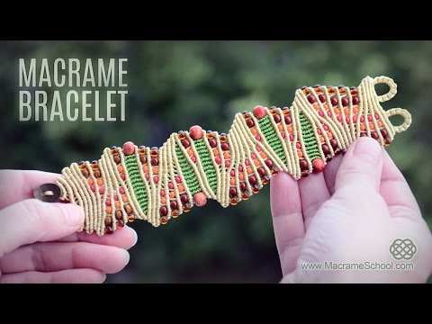 Spiral Macrame Patterns DIY Macrame Spiral Bracelets