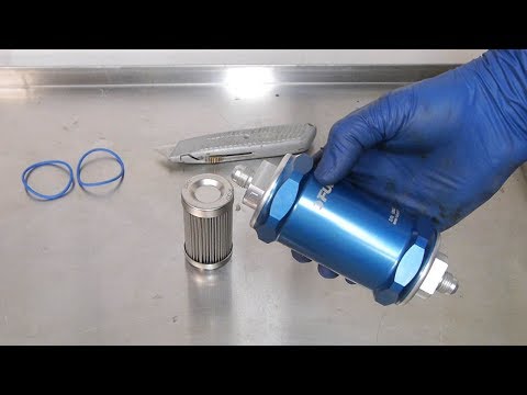 How to change a FueLab 818 fuel filter