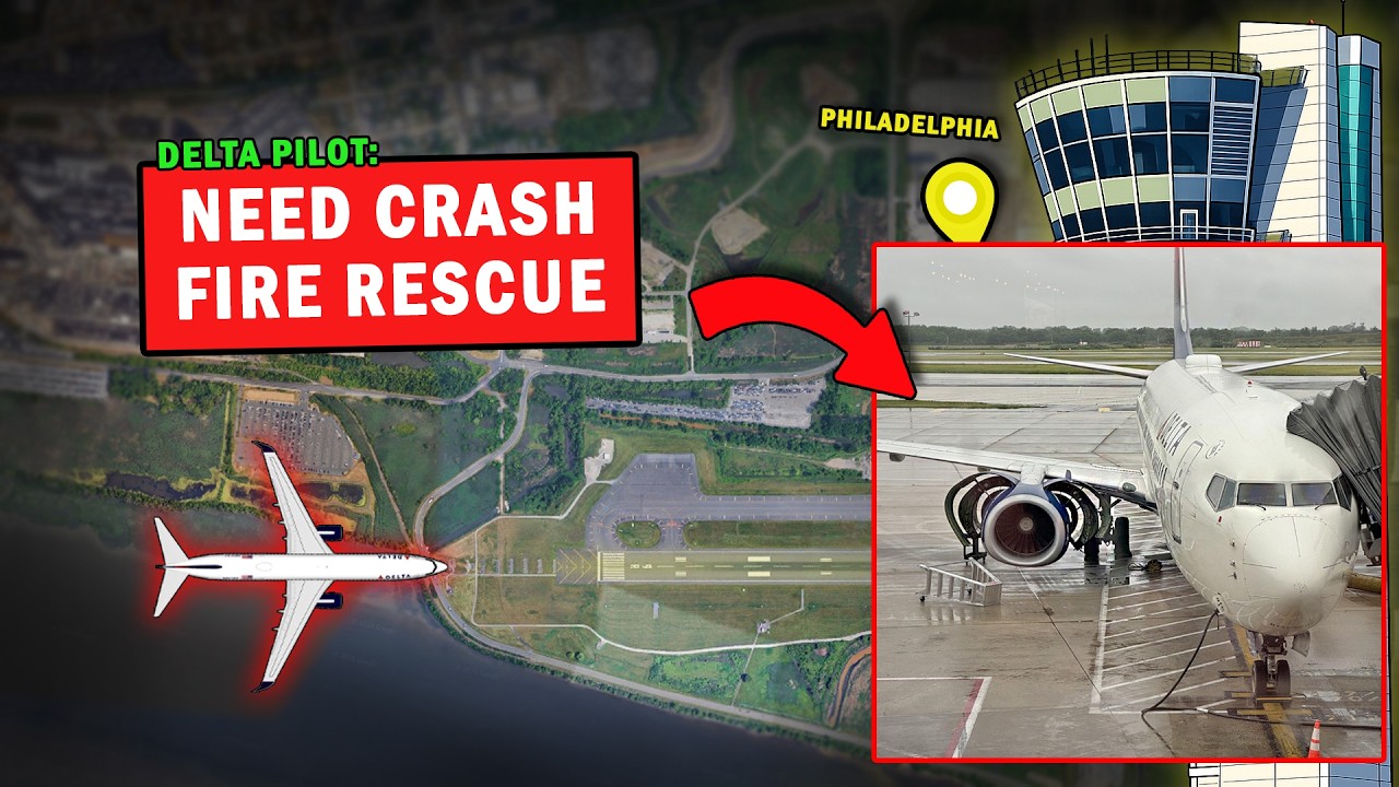 Delta Boeing B739 Engine Failure after Takeoff | Emergency Return to PHL