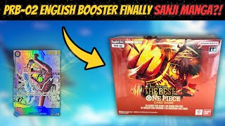 PRB02 English Booster Box Opening | Finally A Sanji Manga! One Piece Card Game Premium Booster 2
