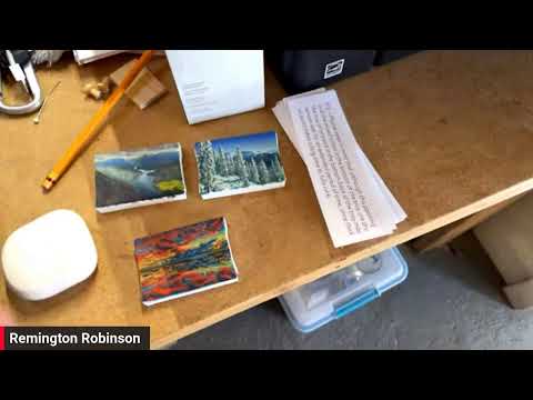 Mini Plein Air Painting in a Mint Tint with Remington Robinson