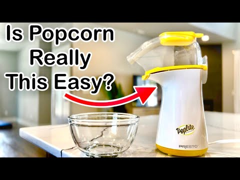 Presto Poplite Hot Air Popcorn Popper... Does It Work With Organic Popcorn?
