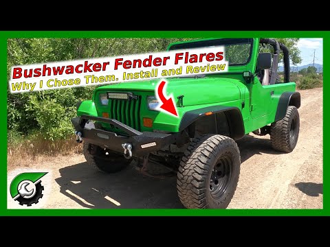 Bushwacker Fender Flares install on my project Jeep