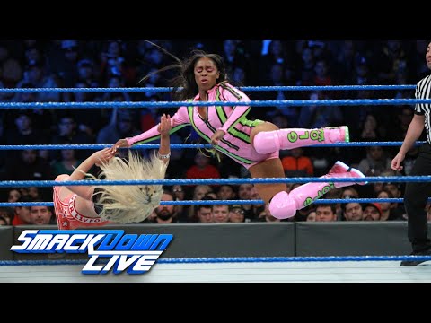 Charlotte Flair, Becky Lynch & Naomi vs. The Riott Squad: SmackDown LIVE, Jan. 16, 2018