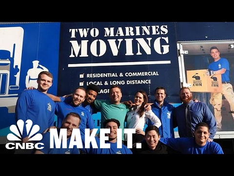 Ex-Marine Builds A Multimillion-Dollar Moving Company That Hires Veterans | CNBC Make It.