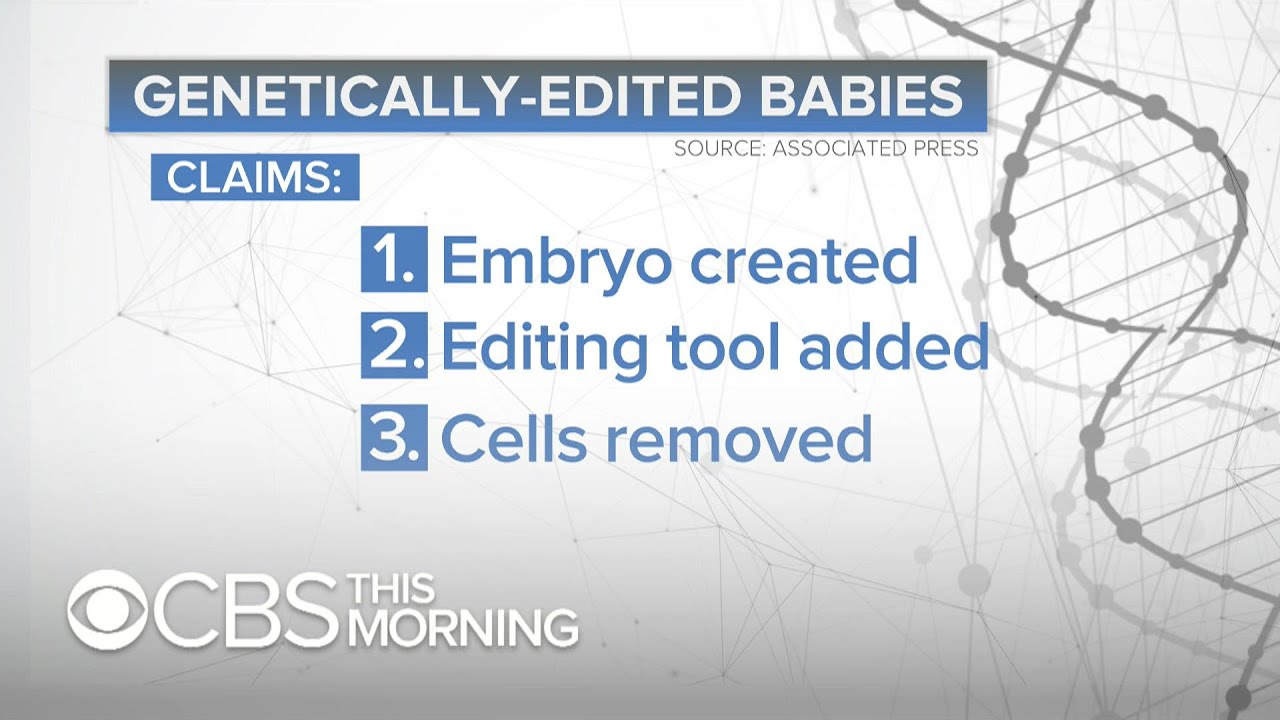 Chinese researcher claims he helped make first gene-edited babies