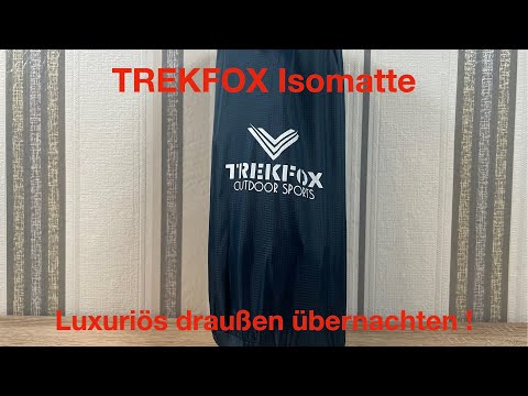 TREKFOX Isomatte. Die Outdoor-Luftmatratze für den bequemen Schlaf im freien oder für Besucher.