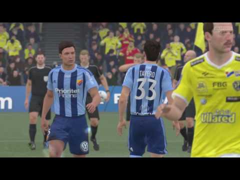 Falkenbergs FF vs Djurgårdens IF - 0-1 - Allsvenskan (Fifa 17, Career Mode)